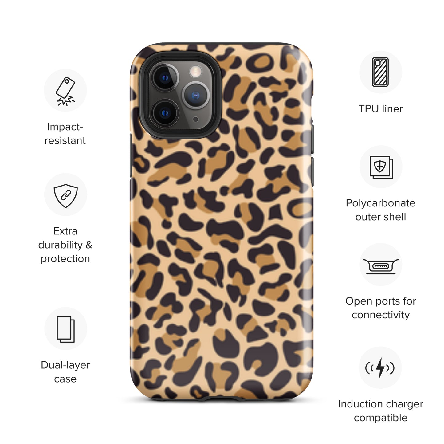 Leopard Tough Case for iPhone®