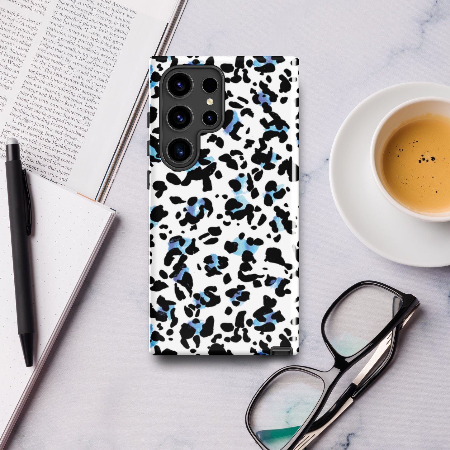 Blue Leopard Tough case for Samsung®