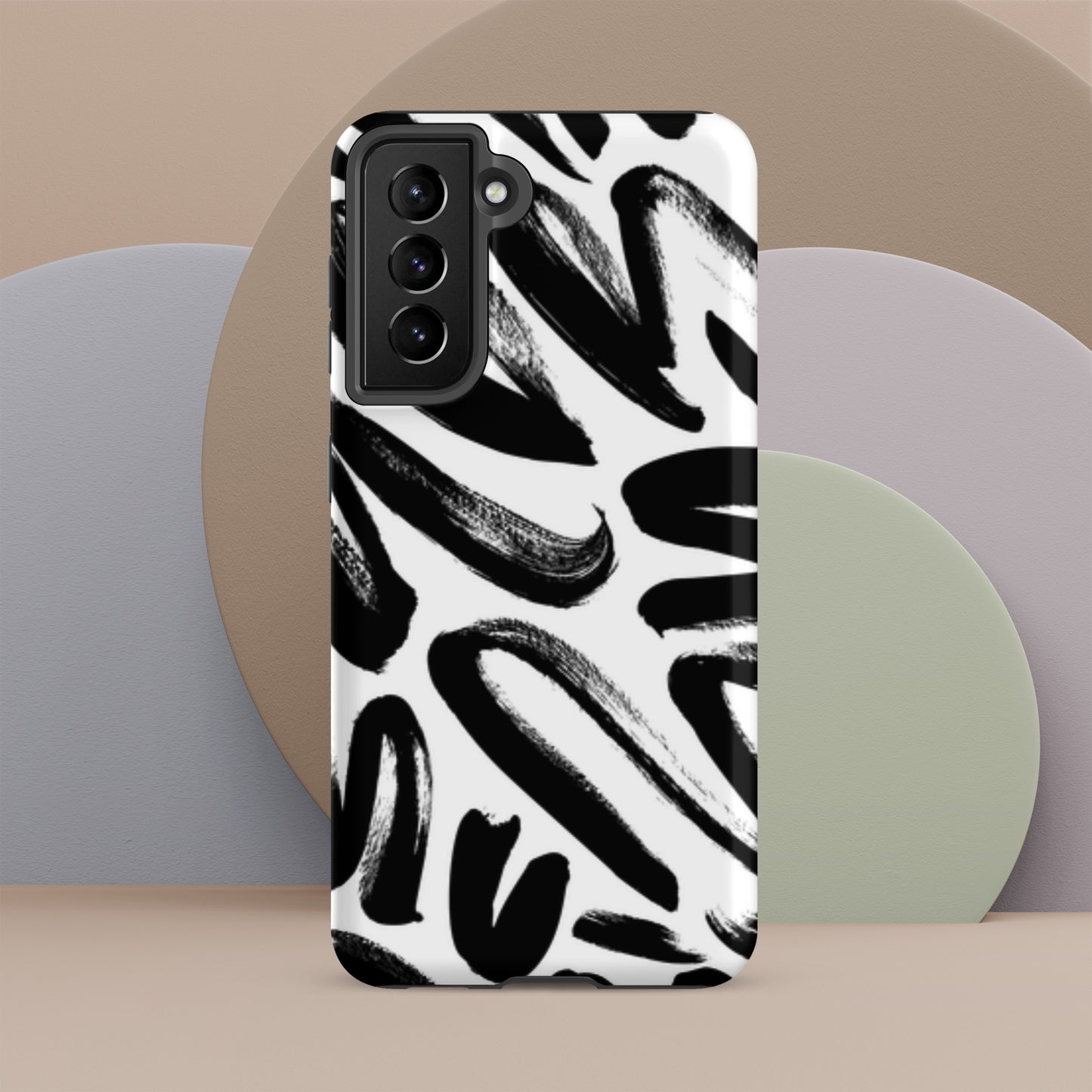 Black & White Tough case for Samsung®