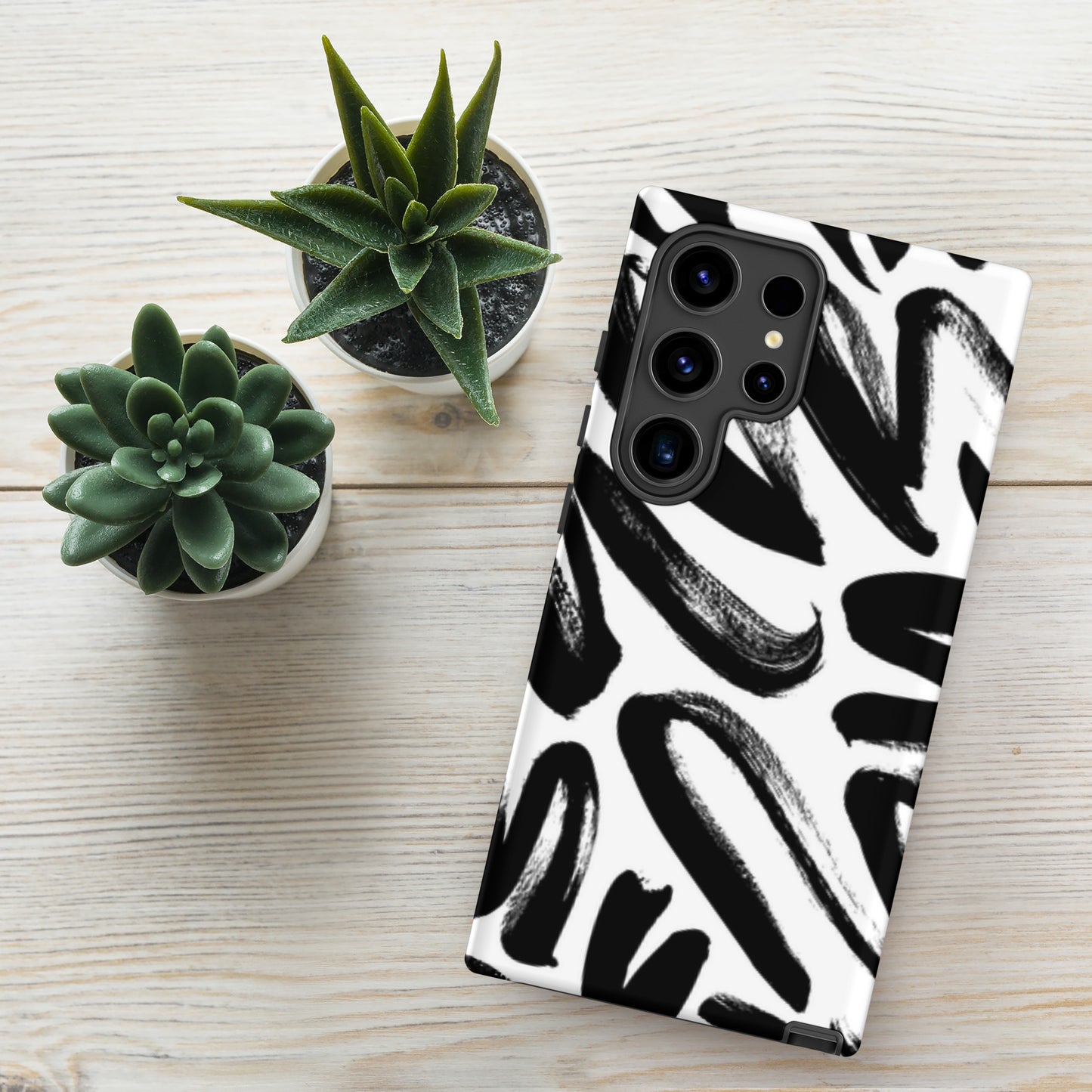 Black & White Tough case for Samsung®